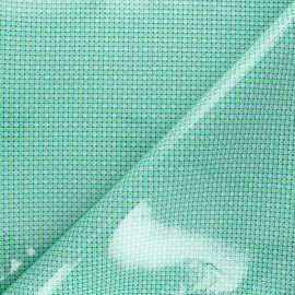 Petit Pan coated cotton fabric - boréal green Django x 10cm