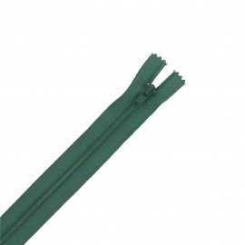 Nylon zipper - dark green