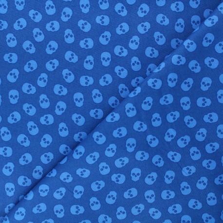 Tissu coton Andover Fabrics The Watcher - bleu marine x 10cm