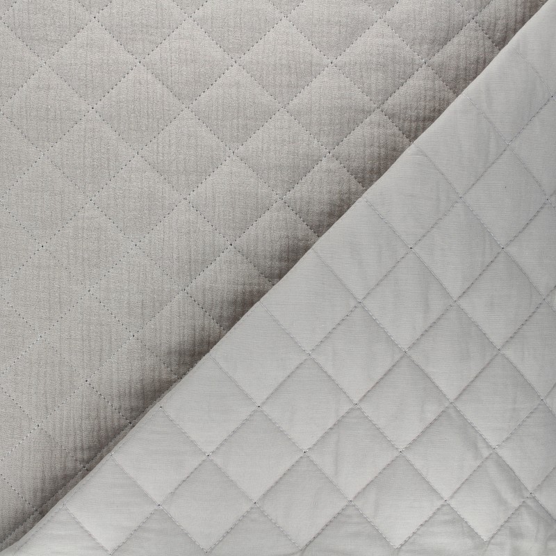 Quilted double gauze cotton fabric greige Kami maxi MPM