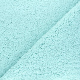 Sheep fur fabric - wild water x 10cm
