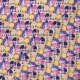 Cotton fabric - pink My Little Pony Team x 10cm