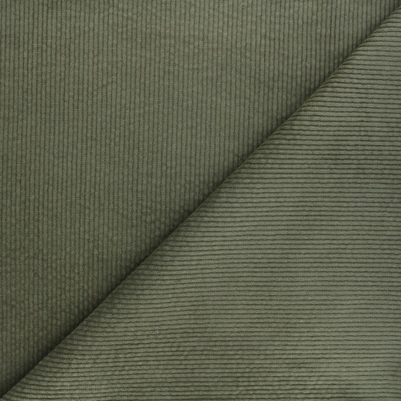 thick ribbed cotton fabric