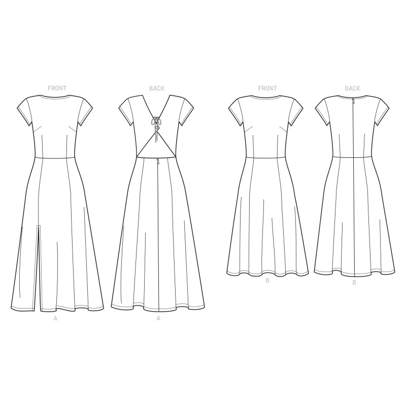 Patron Robe manches courtes Femme New Look 6696 Ma Petite Mercerie