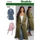 Coat sewing Pattern for Woman - Simplicity n°S1254
