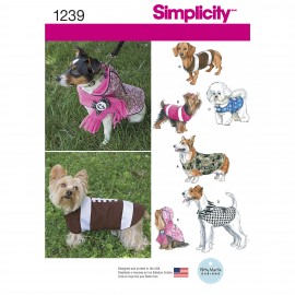 Patron manteau pour chien - Simplicity n°1239