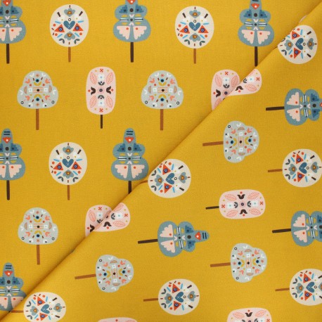 Cotton Dashwood Studio fabric - Arbre Nordiska x 10cm