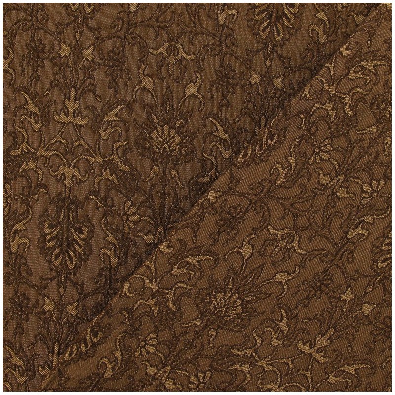 Royal Damask Fabric Light Brown x 10cm Ma Petite Mercerie