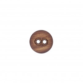 Polyester button - brown Maeri