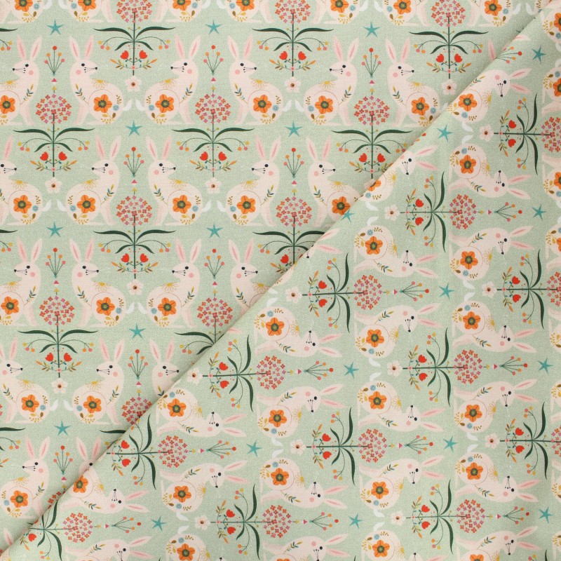 Cotton Dashwood Studio fabric Tree Of Life Lapin MPM