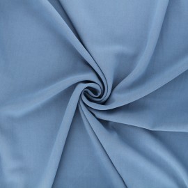 Tissu Viscose uni Simplicité - bleu gris x 10cm