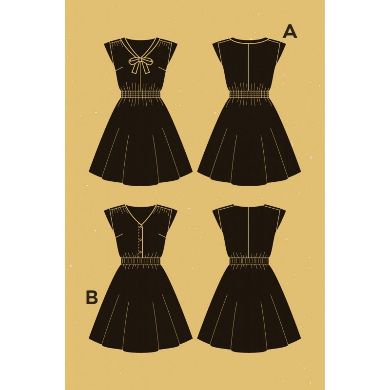 Sewing pattern Deer and Doe blouse Datura