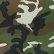 Polyester canvas Fabric - camouflage x 10cm