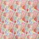 Tissu coton cretonne Végétation marine - naturel x 10cm