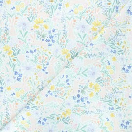 Tissu coton Dear Stella Hop to it - Hop - blanc x 10cm