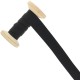 20 mm Jersey Bias Binding Roll - Black