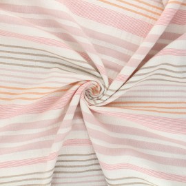 Tissu coton Katia Fabrics Panama - rose x 10cm
