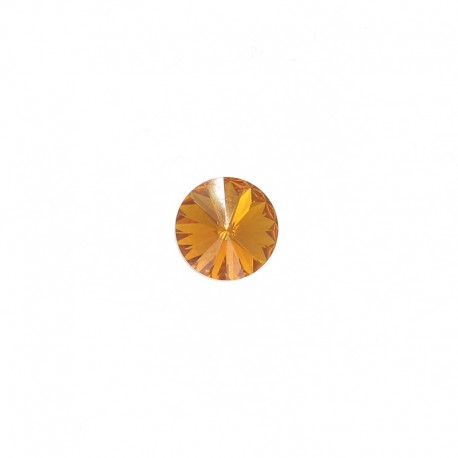 Strass button - orange Nyla