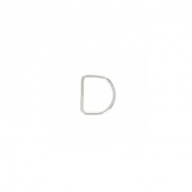 Not-joined D ring - nickel-plated