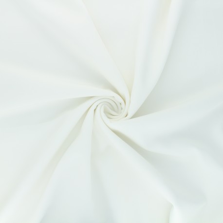 Light Lycra Gabardine Fabric -  ecru x 10cm