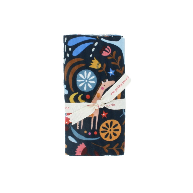 Dashwood Studio corduroy velvet fabric Meadow Safari jungle MPM