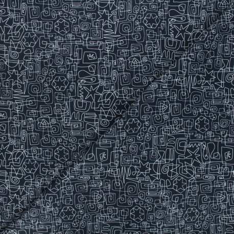 Tissu coton Dashwood Studio Blast Off - Télécran x 10cm