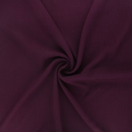 Tissu crêpe de viscose Sarafina - violet x 10cm