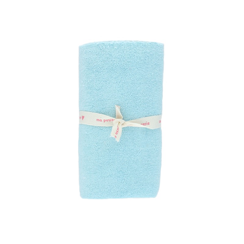 Sky Blue Jersey Towel Fabric Ma Petite Mercerie