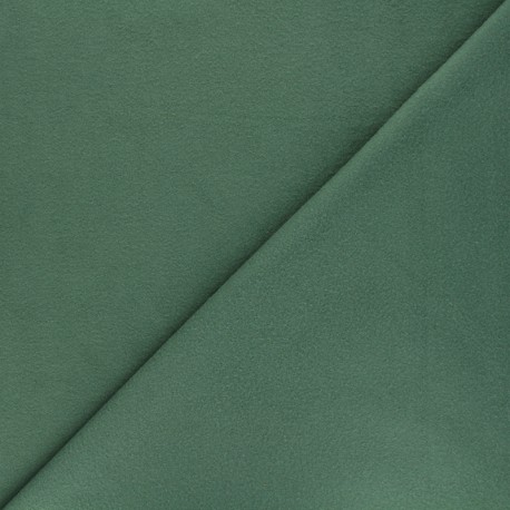 Tissu polaire microfibre - vert foncé x 10cm