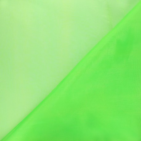 Organza Fabric - lime x 50cm