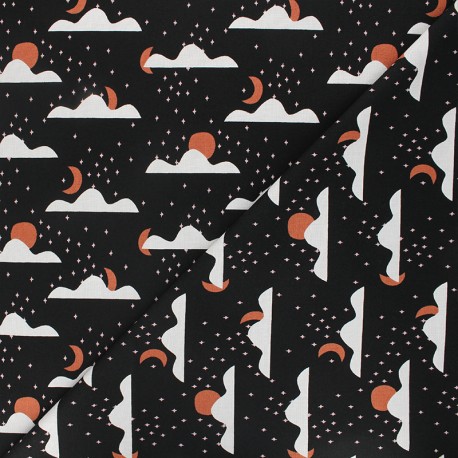 Tissu coton Cloud9 Easy weekend - Moonrise x 10 cm
