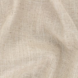 Tissu lin viscose irisé - argenté x 10cm