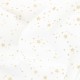 Tissu popeline de coton Pluie d'étoiles x 10cm