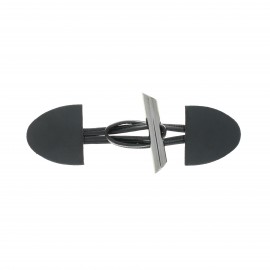 Brandebourg simili-cuir - marron - Couture Loisirs