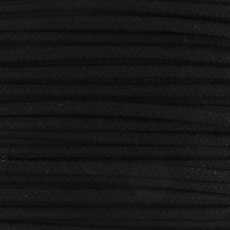 Polyester cord 2 mm - black