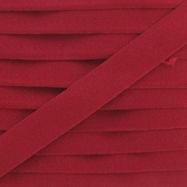 Ruban Sergé couleur 14mm bourgogne