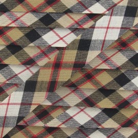 Scottish Bias binding, Vasco 18 mm - multicolored