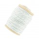 Cotton thread 15 mm, two-tone - sand/green