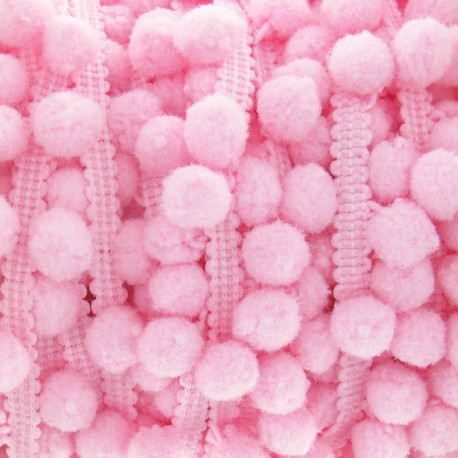 MYMERCERIE Bobine 25m Galon Petits Pompons Vert Kaki Foncé 10mm