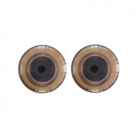 Eyes (a pair) - rust-colored