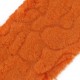 Mixed-haired Fur Ribbon 100mm x 50cm - Orange