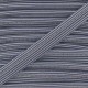 Horizontal Stripes Piping - blue