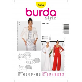 Bolero Sewing Pattern Burda n°7686