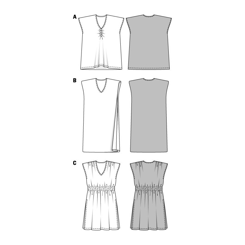 Patron Robe & Tshirt Burda n°7097 Ma Petite Mercerie