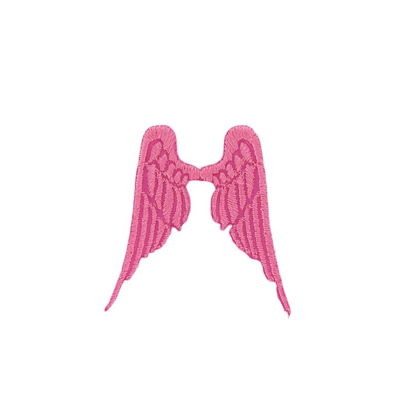 Angel wings ironon applique pink Ma Petite Mercerie
