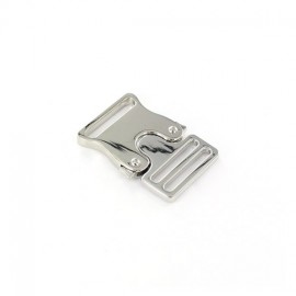 Fermoir ceinture métal Bianca nickelé