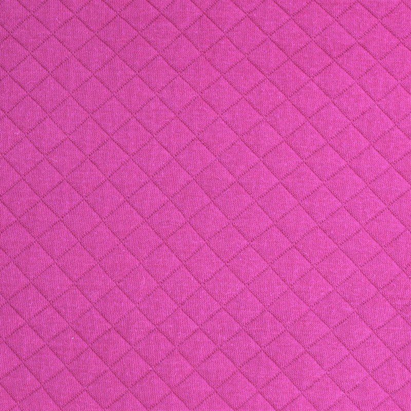Quilted Jersey Fabric France duval Fuchsia x 10cm Ma Petite Mercerie
