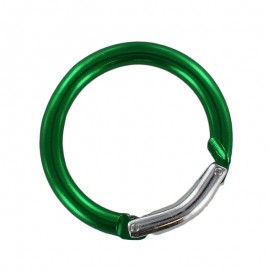 ♥ Mousqueton Rond Vert ♥