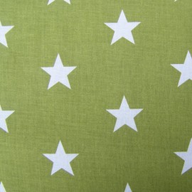 Big Stars Fabric - Olive x 10cm