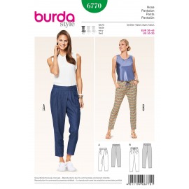 Pants Sewing Pattern Burda n°6770